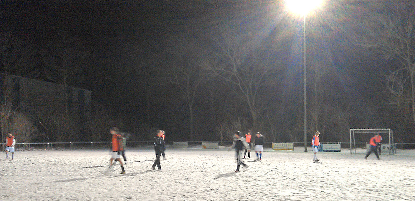 Foto training A1 in de sneeuw!!