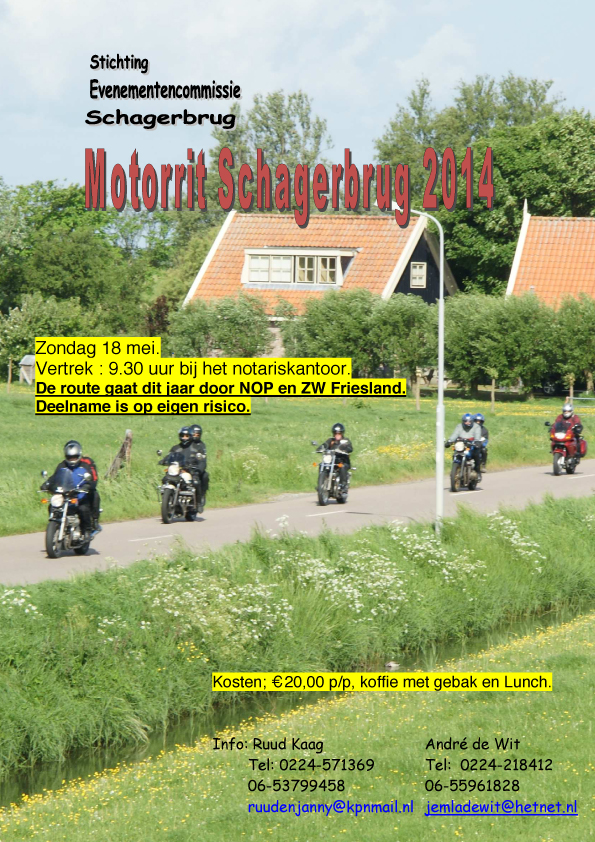 Motorrit Schagerbrug 2014